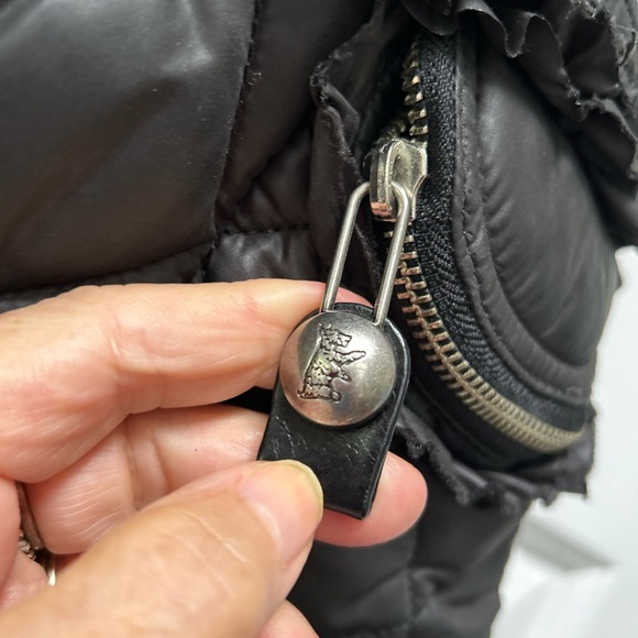 Juicy Couture Vintage Y2K Black Quilted Puffer Multipocket satchel/tophandle bag - Picture 5 of 10